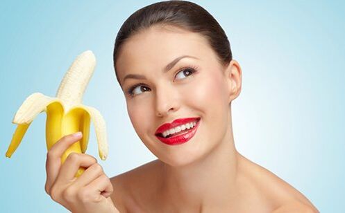 Masque des bananes pour le rajeunissement